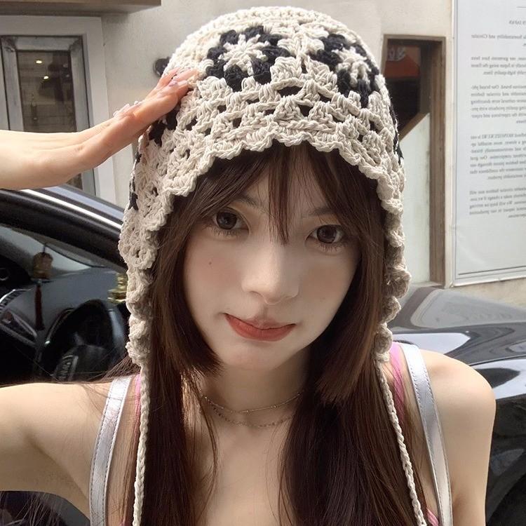 Stylish Handwoven Knitted Fisherman Hat For Women Summer Lightweight Cute Headwear