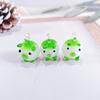 Glass Pigs Pendant Crystal Glass Animal Pigs Charm Cartoon Pig Hanging Charms for DIY Jewelry Keychain Chokers Making