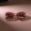 Cool Gradient Square Sunglasses Women Men Colorful Cat Eye Mirror Designer Brand Fashion Sun Glasses