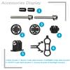 3 in 1 Bicycle Code Table Seat Bracket Bike Stem Extension Bike Computer Mount Holder Multifunctional Stopwatch Stand