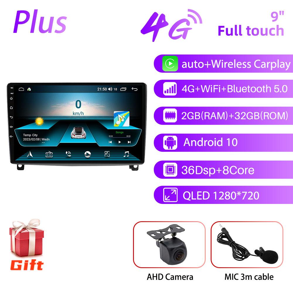 2 Din Android Radio 4G LTE Auto Car Radio Video Multimedia Player For Peugeot 407 2004 - 2011 Navigation GPS Autoradio