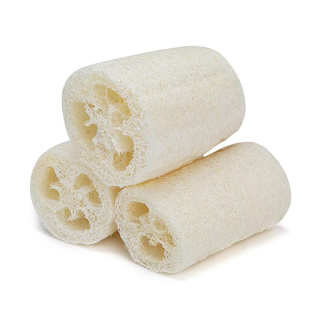 Natürlicher Luffaschwamm Ägyptischer Bio-Luffaschwamm Bio-Luffa Bade-Duschschwamm Peeling-Schwamm für Männer Frauen Erwachsene