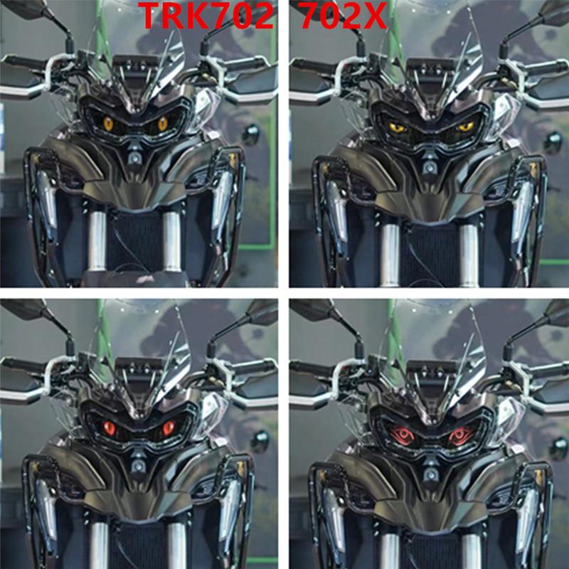Motorcycle Accessories Headlight Protection Sticker For Benelli TRK 702 X  TRK702  TRK702X Headlights Eye Body Sticker