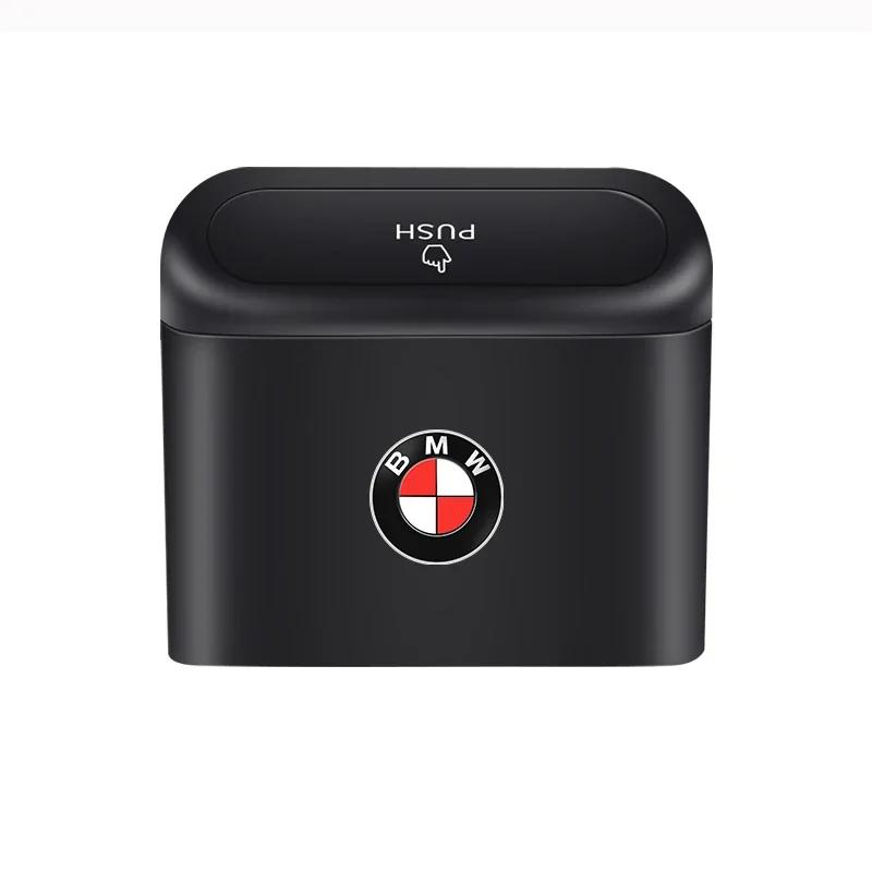 2025 Hot Car Trash Can Portable Hanging Vehicle Waste Case Car Logo For BMW E34 E46 E39 E38 E90 E60 E36 F30 F30 F10 E92 E38 E9