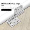 Dobradiças de Porta de Aço Inoxidável Dobradiça de Encaixe Removível Heavy Duty Ferragens para Armário Fechaduras para Móveis Ferragens para Porta de Celeiro Deslocada Acessórios para Veneziana