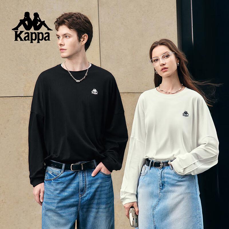 Kappa Back-to-Back Unisex Pure Cotton Long Sleeve T-Shirt
