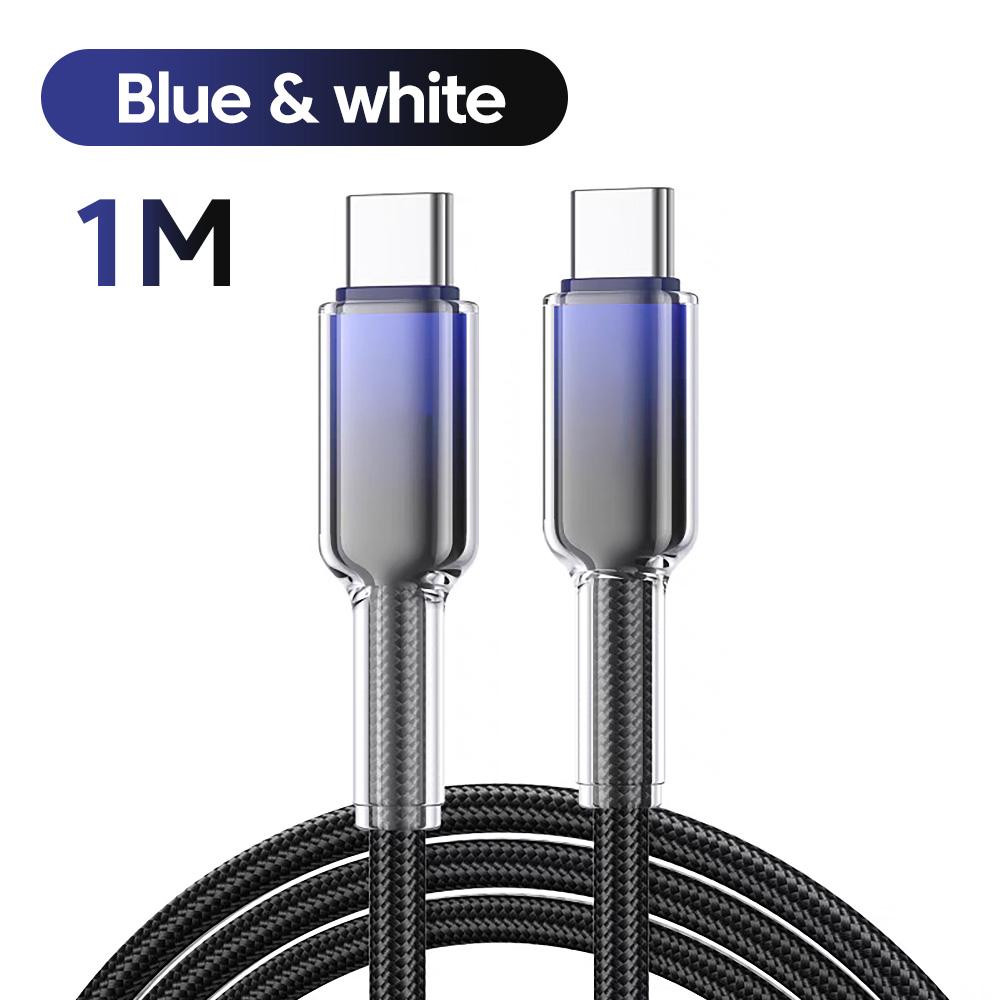 

VAORLO 65 Вт кабель для быстрой зарядки данных USB C на Type-C кабель для быстрой зарядки iPhone 15 16 Samsung Huawei Xiaomi Redmi Dual Type C телефонная линия чёрный