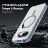 Anti-drop Transparent Magnetic Case For Google Pixel 10 10Pro 10ProXL 10A 9A For  Wireless Charging Acrylic Cover