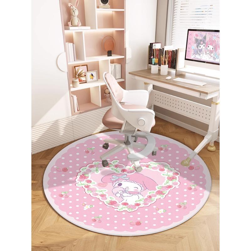 Tapis Cartoon Mignon Kuromi Salon Chambre à Coucher Canapé Porte d'Entrée Paillasson Décoration de Maison Fille Enfants Tapis Antidérapant Cadeau
