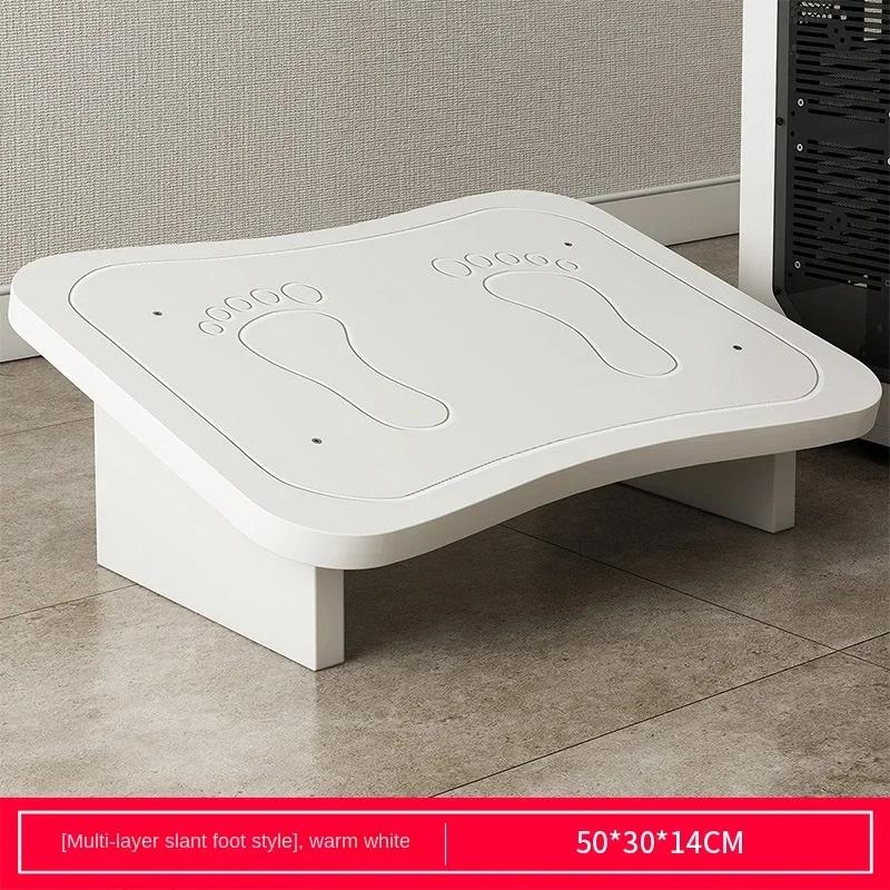 Office Footstool Household Creative Tiptoe Piano Footstool Ergonomic Footrest Under Computer Desk Footrest Wooden Foot Pedal New