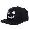 Unisex Xo Smiling Face Embroidery Hip-Hop Hats Outdoor Adjustable Casual Baseball Caps Sunscreen Hat