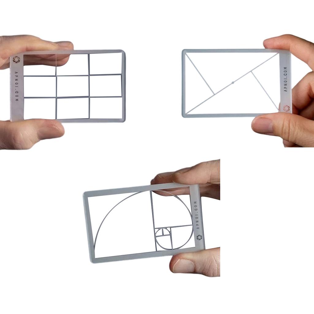 Золотий трикутник/інструмент композиції Фібоначчі Інструмент перегляду/інструмент перегляду композиції Правило третин інструмент пошуку композиції