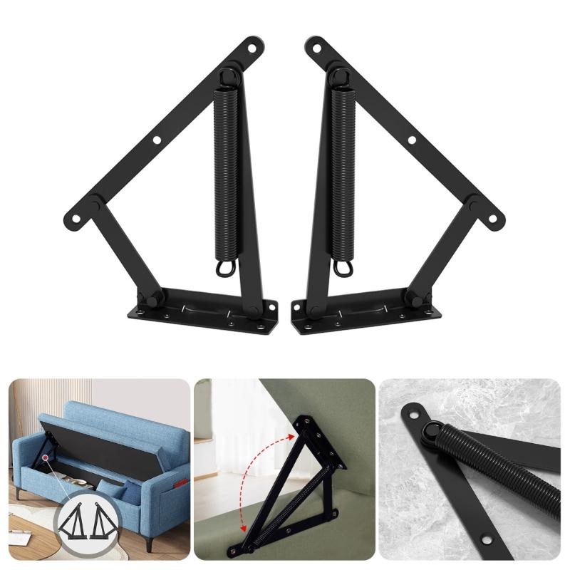 Sturdy Bed Hinges with High Strength Spring Accessory for Various Furniture Types Including Sofas and Foldable Bed
