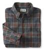 LL Bean Scotch Plaid Flannel Japan Size 0TYT510006 Men's Shirt, Fit, L, Gray,