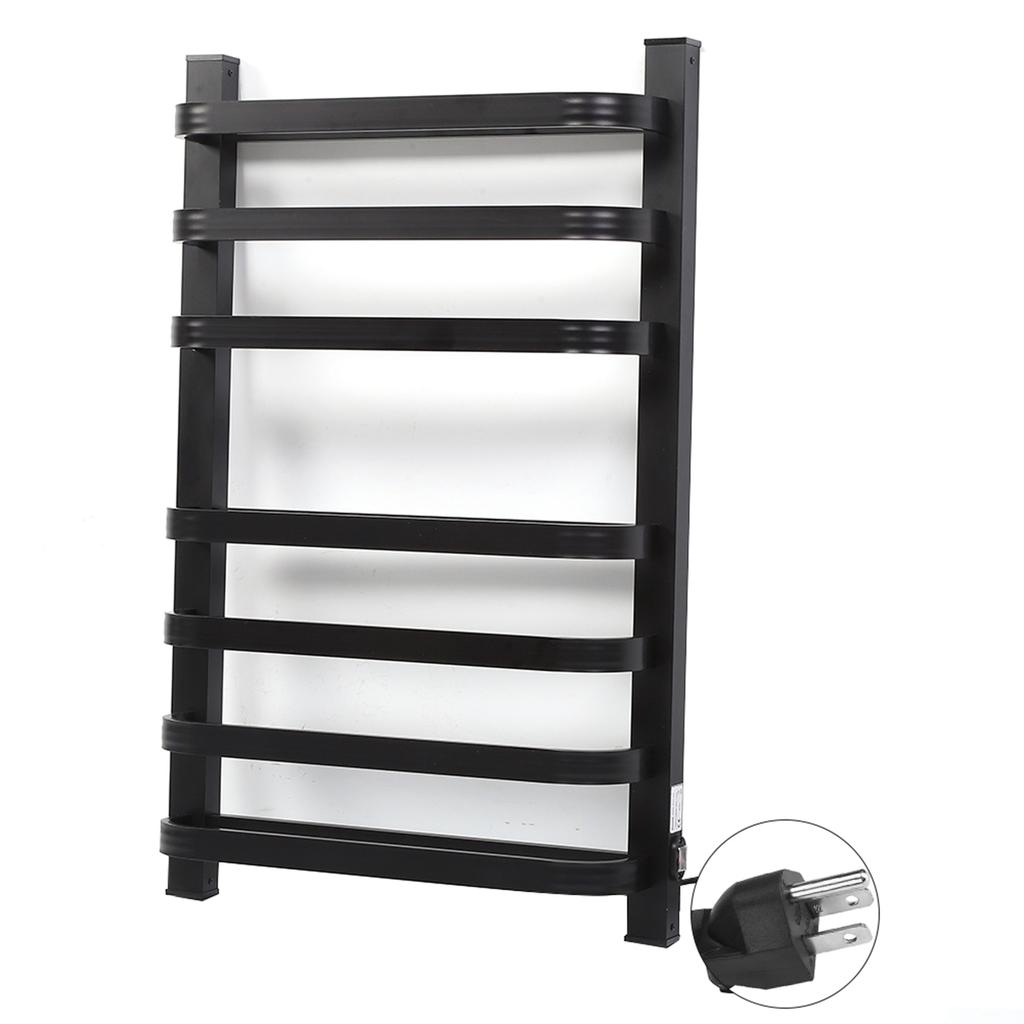 Wall Mounted Constant Temperature Electric Heating Drying Towel Rack Multi Functional Stotage Rack