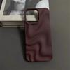Jednobarevné pouzdro kompatibilní pro iPhone 7Plus 16 13 15 11 14 12 Pro Max X XS XR Max 6 8 6s Plus SE 3D nepravidelný vlnový kryt