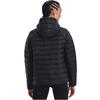 Under Armour UA Armour Down 2.0 Jacket Womens Hooded Down Black Pitch Gray M