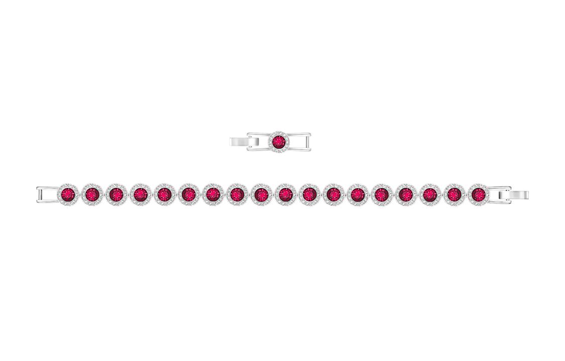 Swarovski Angelic Armbänder Damen Rot 5446006 Red white