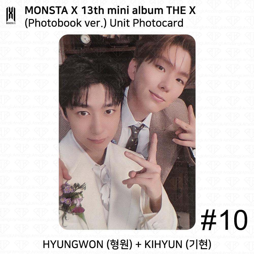 Monsta X The 13th Mini Album THE X Photobook Ver UNIT Bookmark Official Photocard