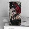 Day of the Dead Skull  Phone Case For Samsung S25,S24,S21,S22,S23,S30,Ultra,S20,Plus,Fe,Lite,Note,10,Black Cover