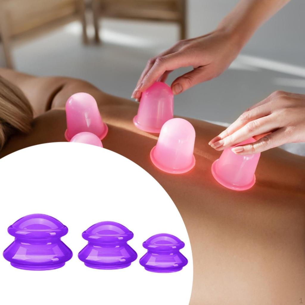 3 sztuki baniek do masażu antycellulitowego, chińskie bańki, profesjonalne bańki próżniowe do ciała i nóg