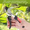 Garden Pruning Shear Scissors Flowers Tree Branches Cutting Tool Gardening Pruner(Black)