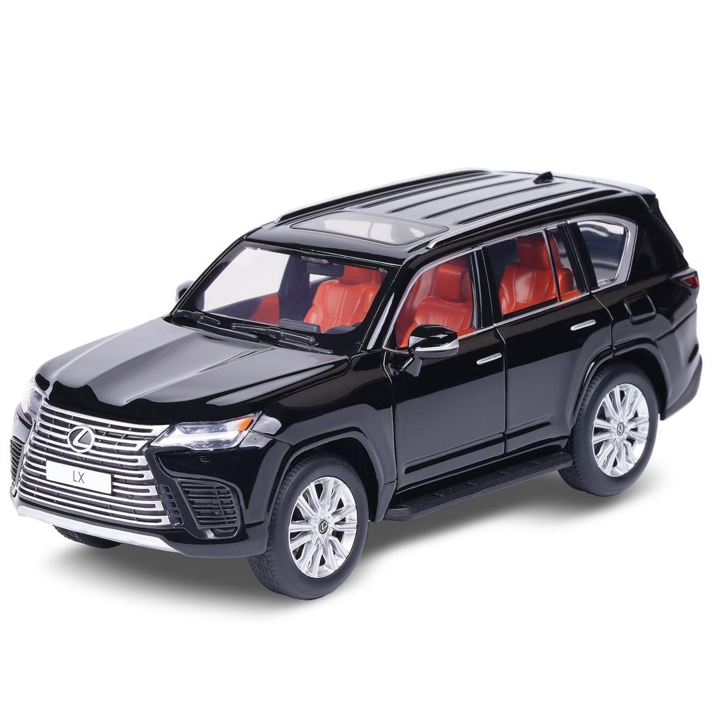 Alloy Model Car Lexus Off Road Suv With Luminous Steering Shock Absorber Design