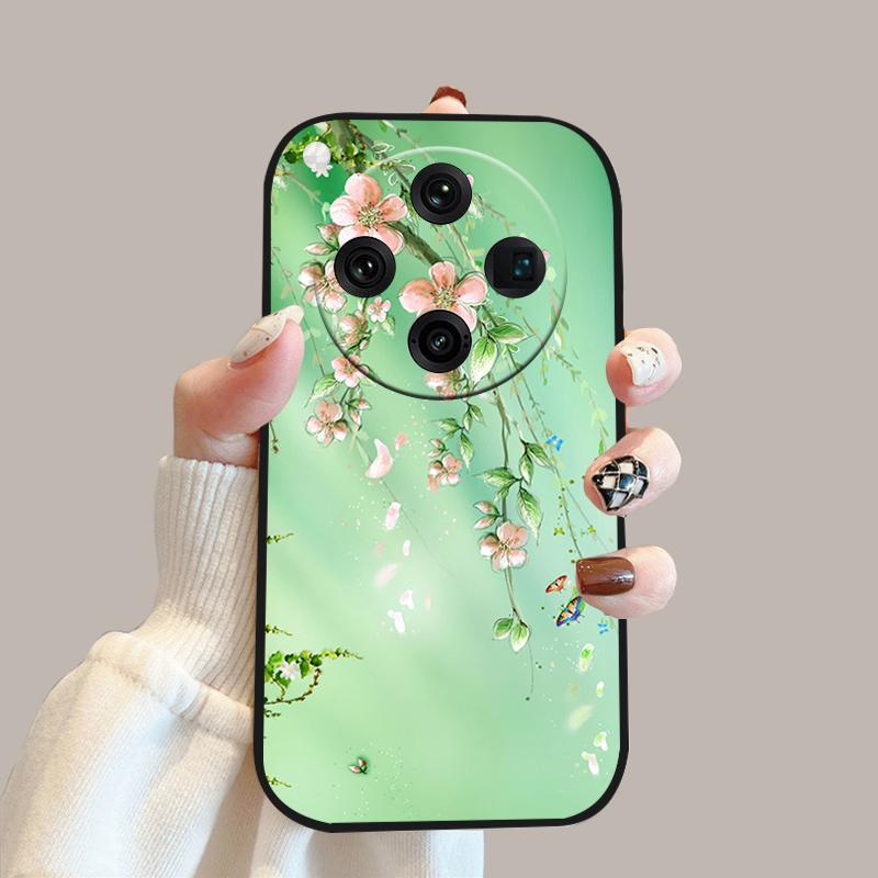 Stylish Phone Case For Oppo Find X8 Pro Coque PKC110 Silicone TPU Soft Cover For Oppo FindX8 5G Phone Shockproof Bumper Fundas