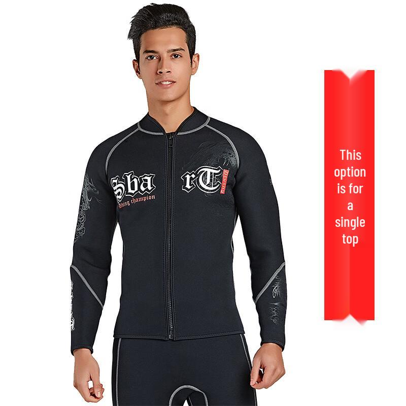 SBART Men s 3MM Split Long Sleeve Diving Suit XL