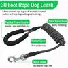 30FT Long Leash for Dogs,Heavy Duty Reflective Long Dog Leash with Swivel Hook and Comfortable Padded Handle for Large Medium Small Pets