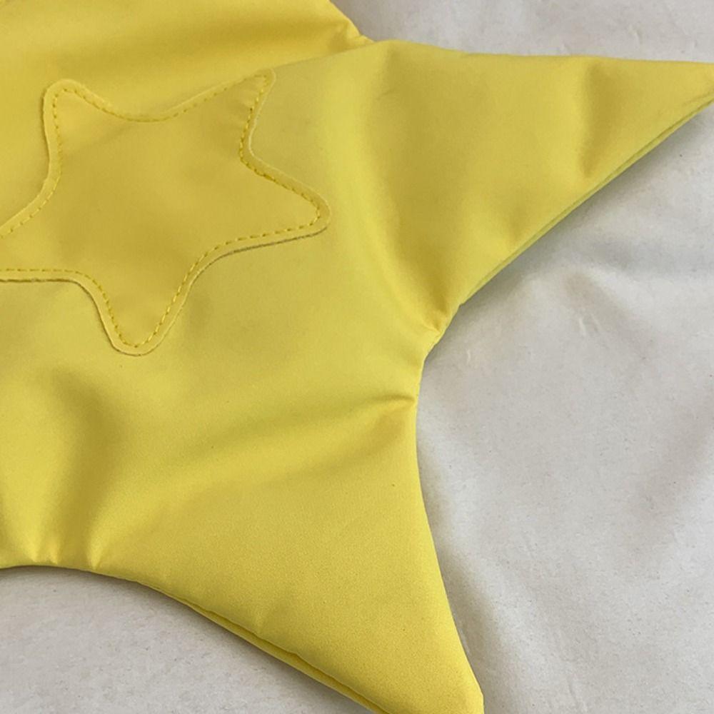 Creative Star Crossbody Bag Harajuku Five-pointed Star Canvas Bag Star Shape Shoulder Bag Students