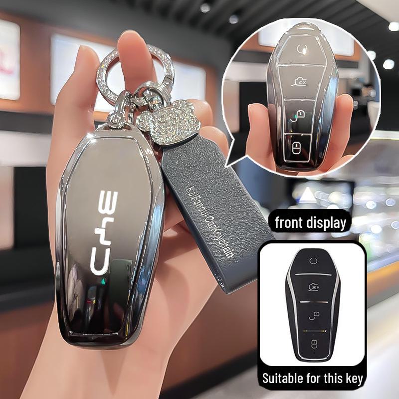 Compatible with BYD Key Covers: Song, Qin, L, Yuan PLUS, Dolphin, Han EV, Tang Pro, Seagull, Destroyer 05, Seal.