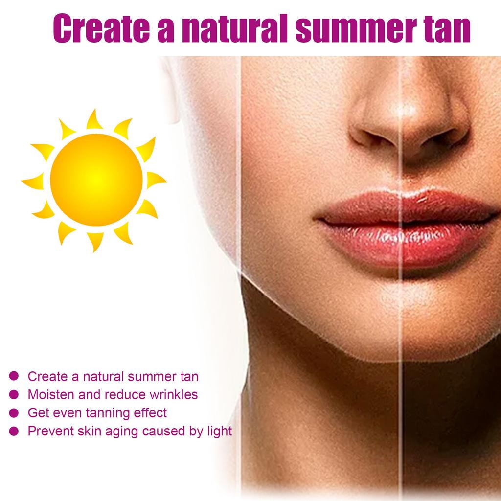 Jaysuing Tanning Gel Dark Sunscreen Oil for Deep Bronze Tan, After Sun Repair