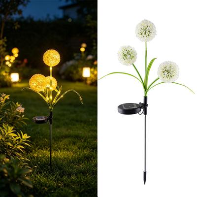 Garden Light Dandelion Design Small Size Lightweight Yard Light Energy-efficient Weatherproof Solar Light Outdoor