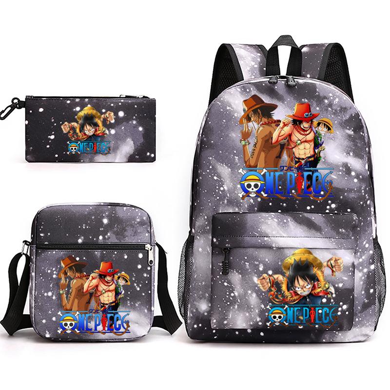 2022 Independent Station Starry Sky 3-piece set ONE PIECE backpack shoulder bag pencil case