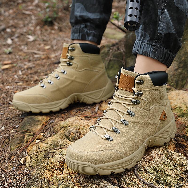 Hiking Shoes Men's Plus Size Men's Outdoor Casual Shoes Wild High-Top Training Military Boots Desert Tactical Boots