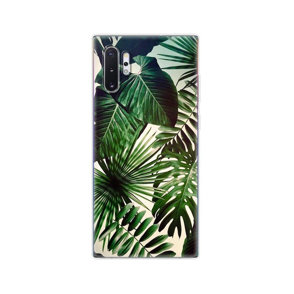 Silikonový kryt na telefon Pro Samsung Galaxy Note 10 Note10 Pouzdro Měkký TPU Zadní kryt Pro Samsung Note 10 plus fundas Coque nárazník