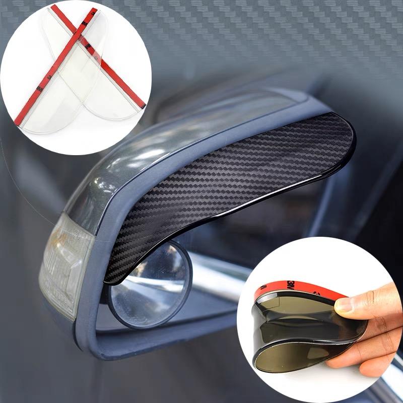 Car Side Rear View Mirror Rain Eyebrow Visor Rain Shield Shade Cover Sticker For BMW M Power Performance M3 M5 X1 X3 X5 X6 E46