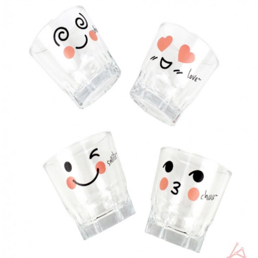 Soju 4 Glasses - Smile On the Glass