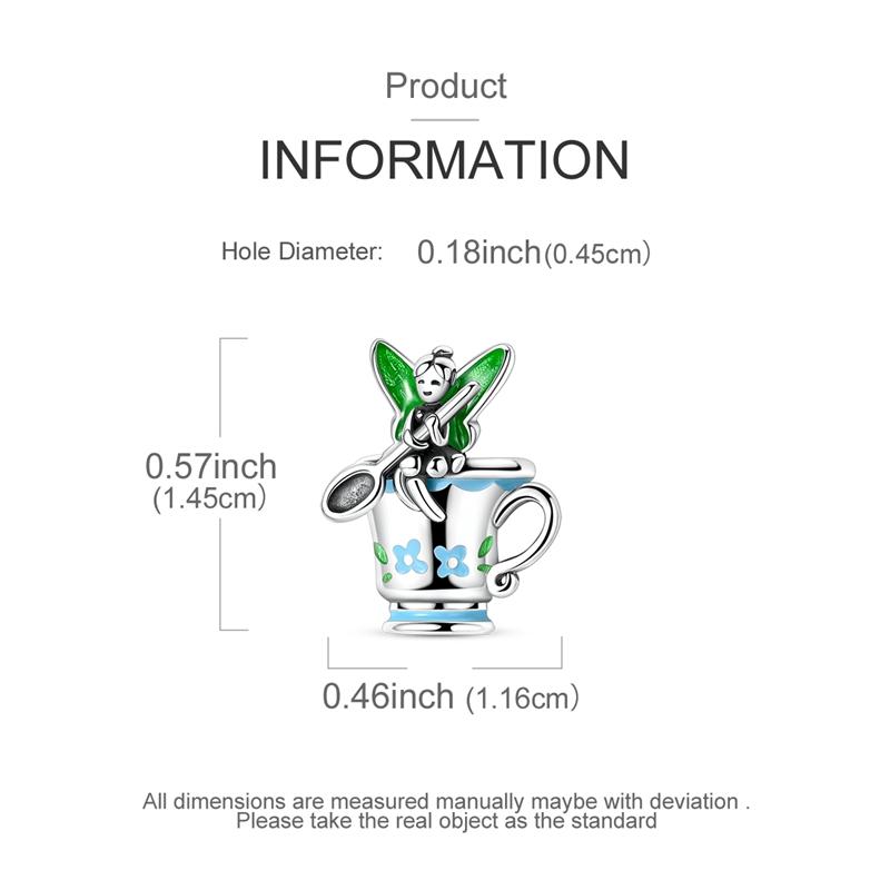 

Original 925 Silver Charms Beads Green Series Dangle Bangle Bracelet for Women