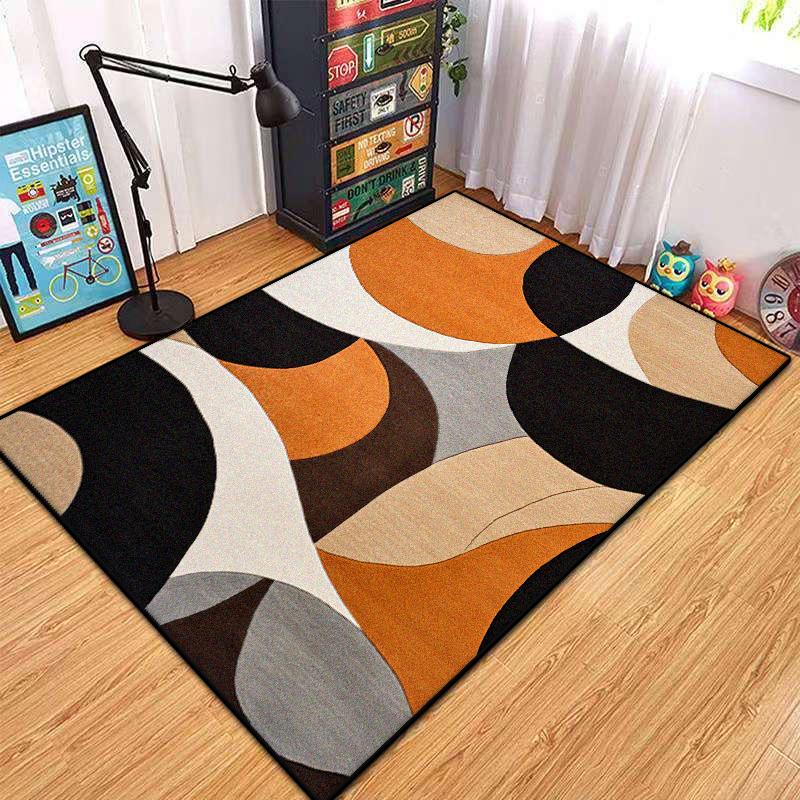 Abstract Style Carpet Living Room Modern Style Soft Fluffy Rugs for Bedroom Cloakroom Decoration Anti-skid Easy Clean Floor Mats