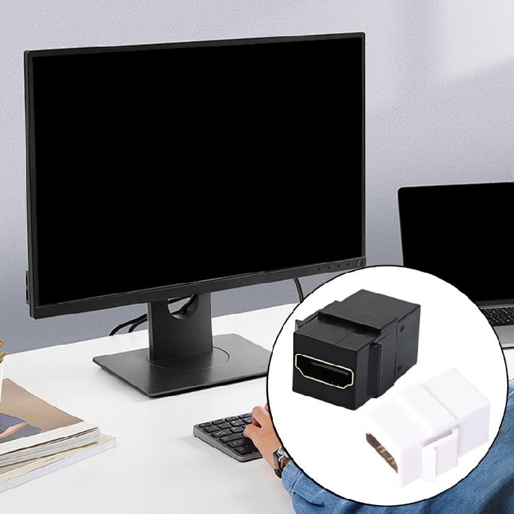 Coupler Keystones Jacks Female to Female Connectors for Wall Plate 4K Video Transmission