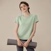 OEING Women's Quick-Dry Yoga Pilates Short Sleeve Top