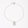 304L Stainless Steel Necklace with Enamel Fish Pendant - Gold & Silver Two-Tone Design