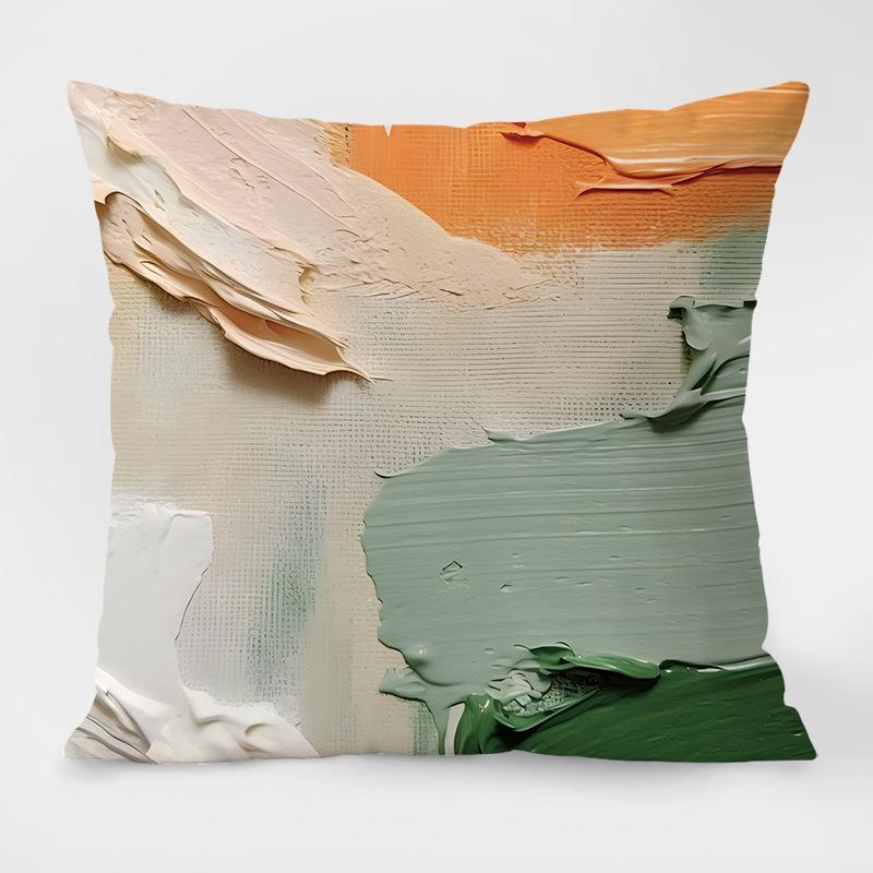 Painting Abstract Pattern Decorative Pillowcase Living Room Bedroom Square Cushion Pillowcase