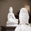 Buddhism Efficacious Protection High Grade Ceramic Porcelain Guanyin Avalokitesvara Buddha God HOME Shrine Altar FENG SHUI Statu