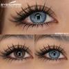 1pair Color Contact Lenses for Eyes Brown Contacts Lenses Fashion Blue Eyes Lenses Yearly Gray Eye Contacts Green Lens