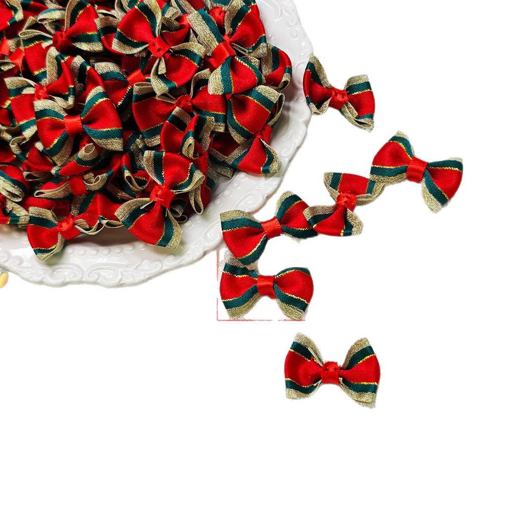 Christmas Bowknot Flower Hair Clip & DIY Gift Box Decoration