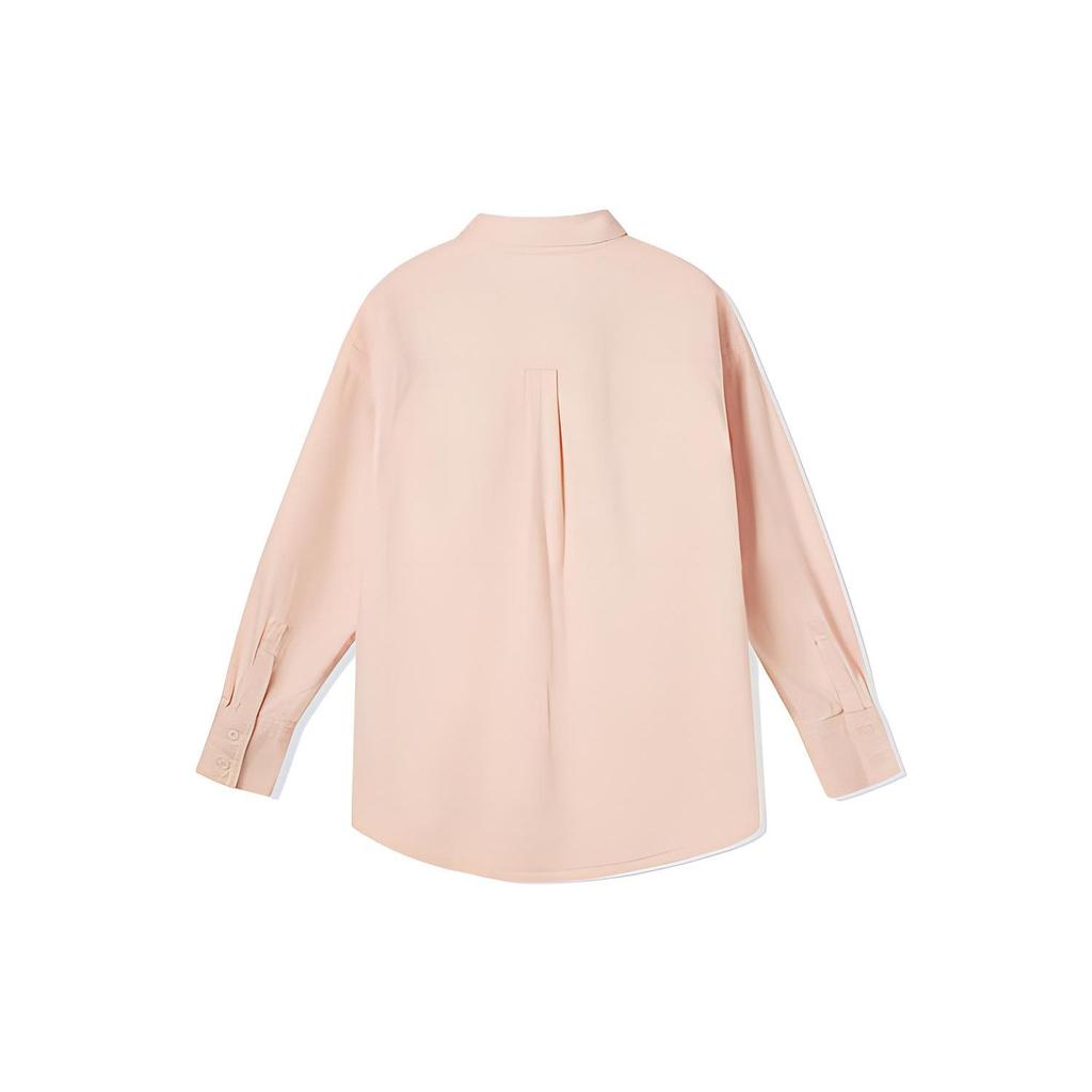 Levis SS22 Solid Pocket Button Denim Long Sleeve Shirt Women Shirts Pink A1776-0005
