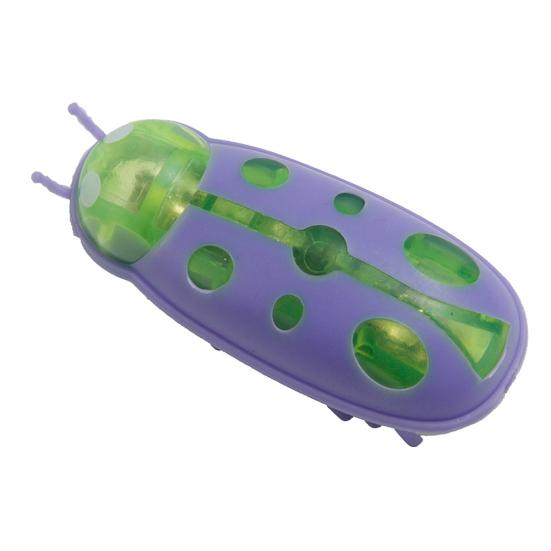 Pet Cats Kitten Cute Ladybug Shape Electronic Robotic Insect Interactive Toy